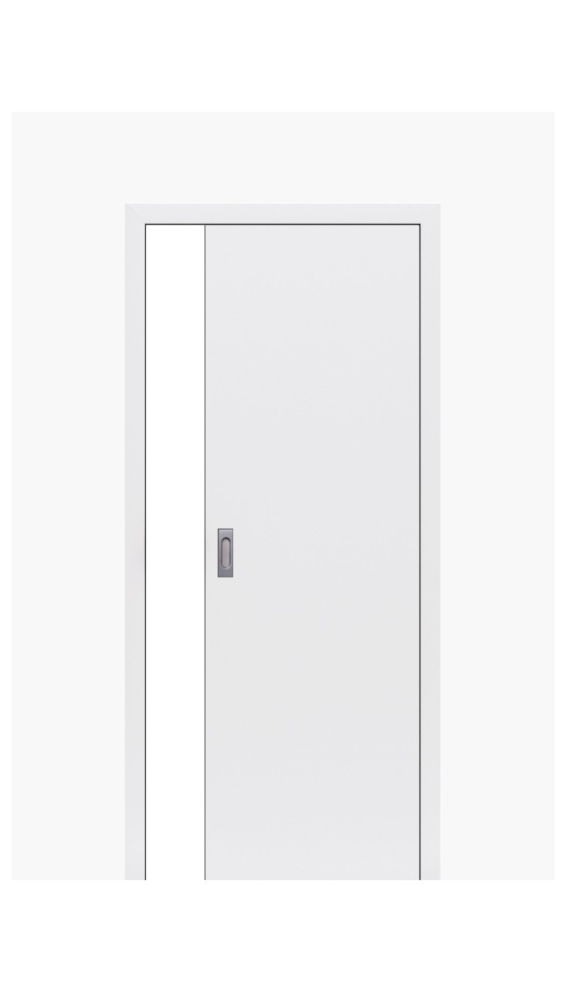 Porte coulissante à galandage - Klak Menuiserie