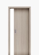 Porte coulissante à galandage Chêne Européen - Klak Menuiserie