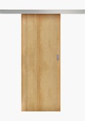 Porte coulissante en applique Cèdre Forte - Klak Menuiserie