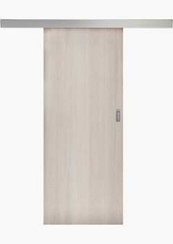 Porte coulissante en applique Cèdre Forte