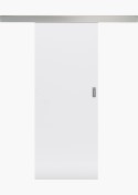 Porte coulissante en applique Blanche