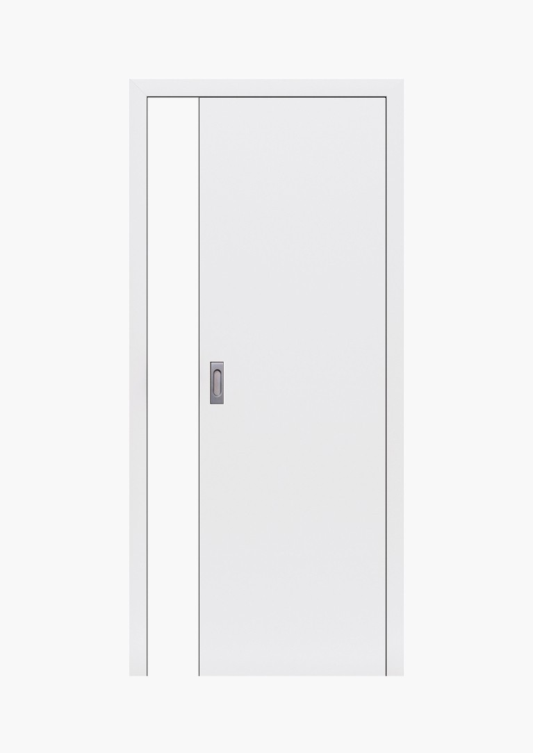 Porte coulissante à galandage - Klak Menuiserie