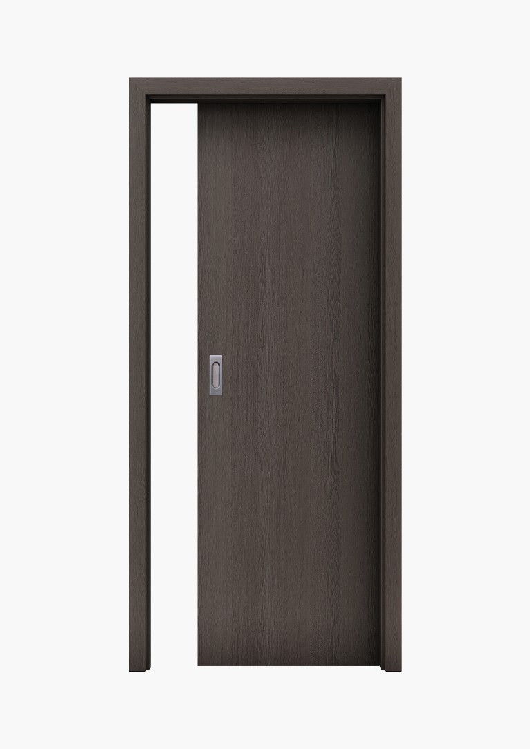 Porte coulissante à galandage - Klak Menuiserie