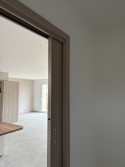 Porte coulissante à galandage Chêne Européen